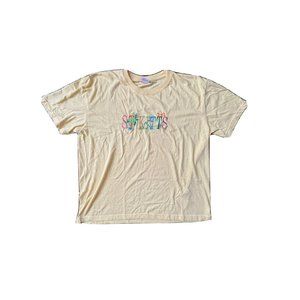 NWOT St Kitts Embroidered Logo Womens Yellow T-shirt Size XXL Sea Turtle Logo